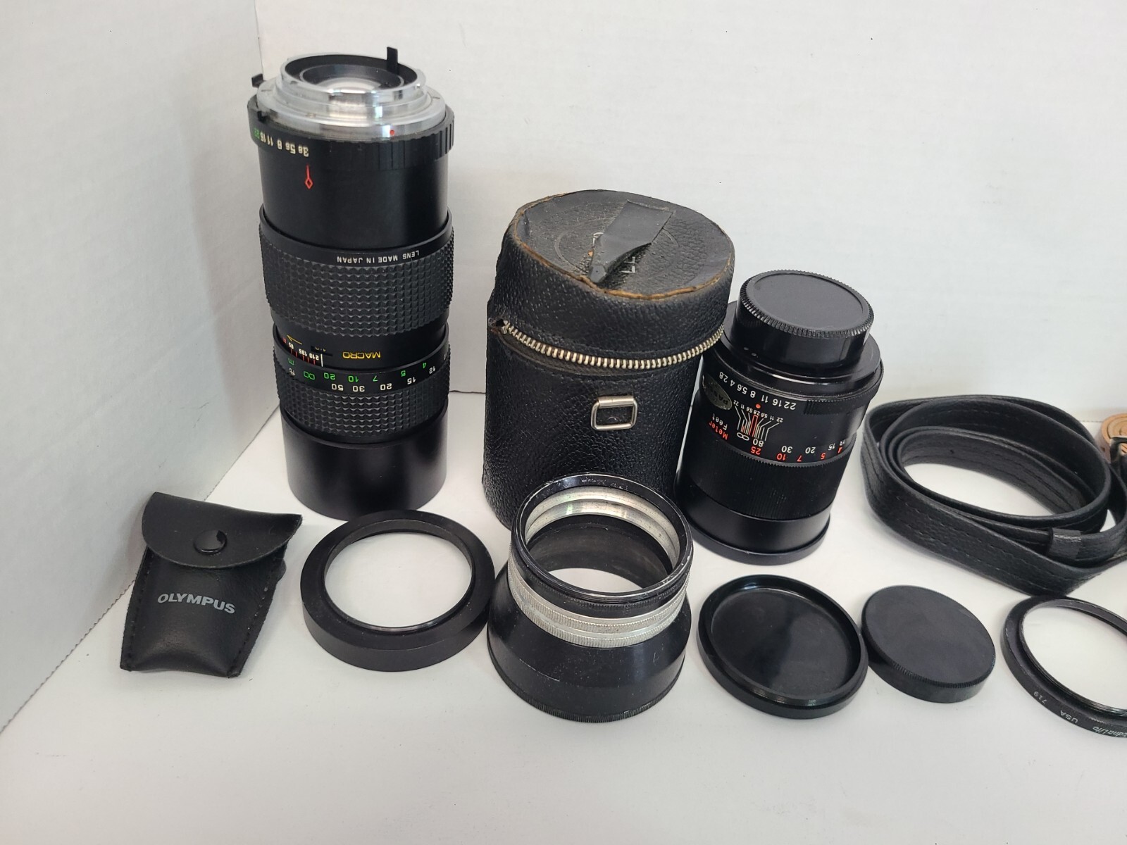 Vintage Camera Accessories Lot Of 18 Vivitar Macro Bushnell Etc..