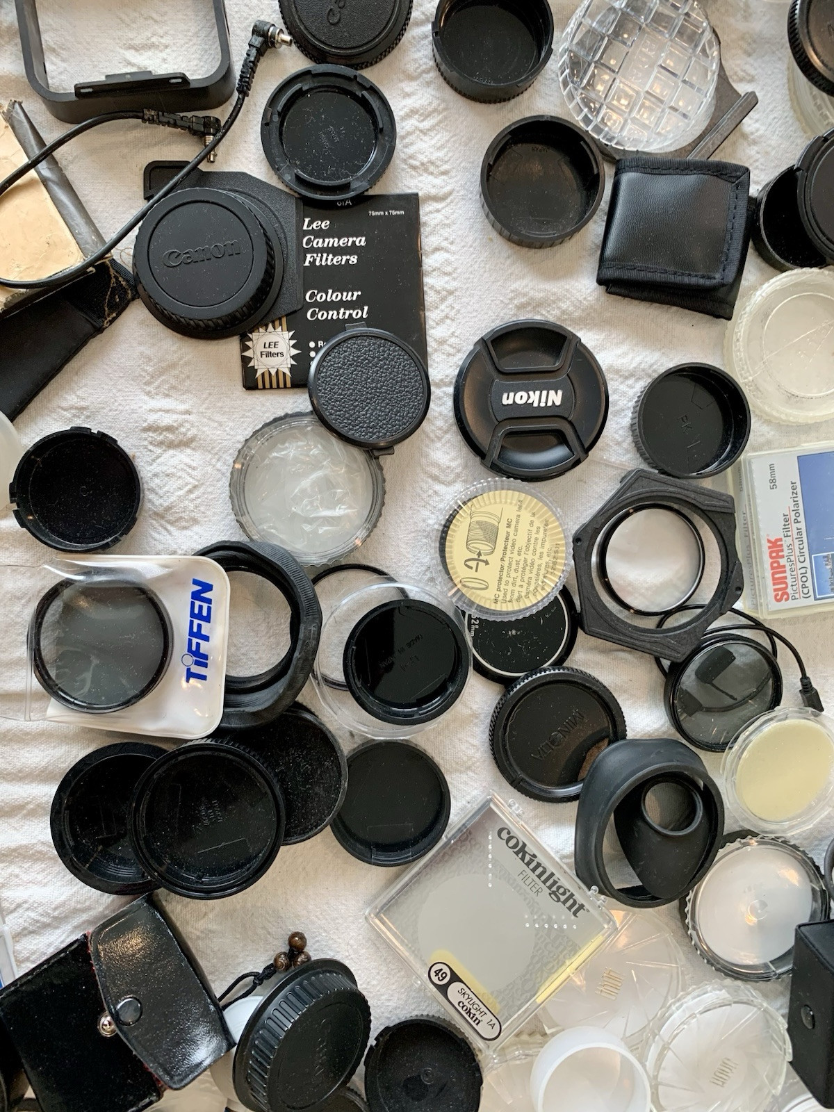 Lot of Vtg Photo Accessories Nikon Pentax Canon