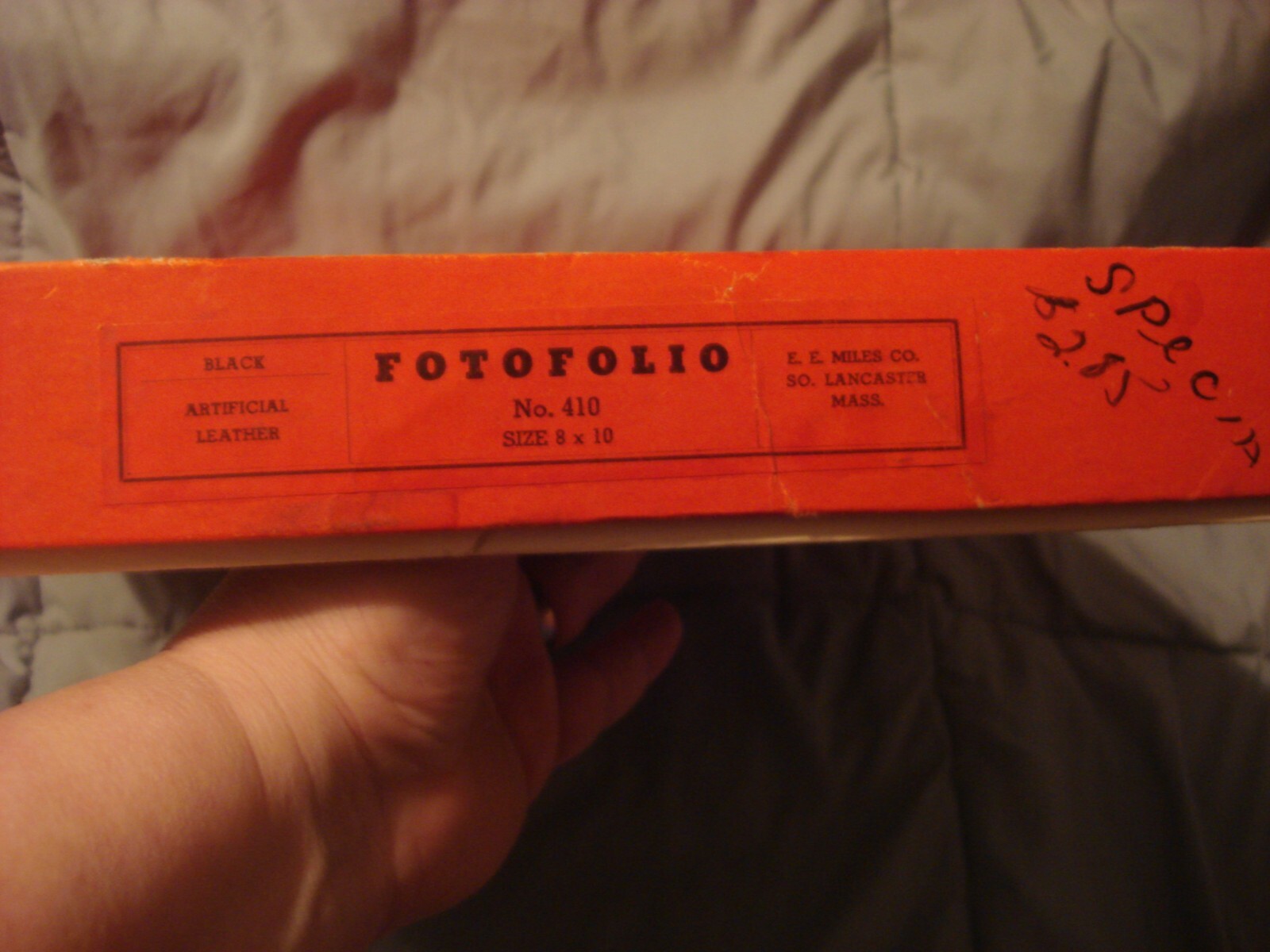 Vtg Fotofolio No. 410 View Finder Photo Keeper with Instructions & Original Box