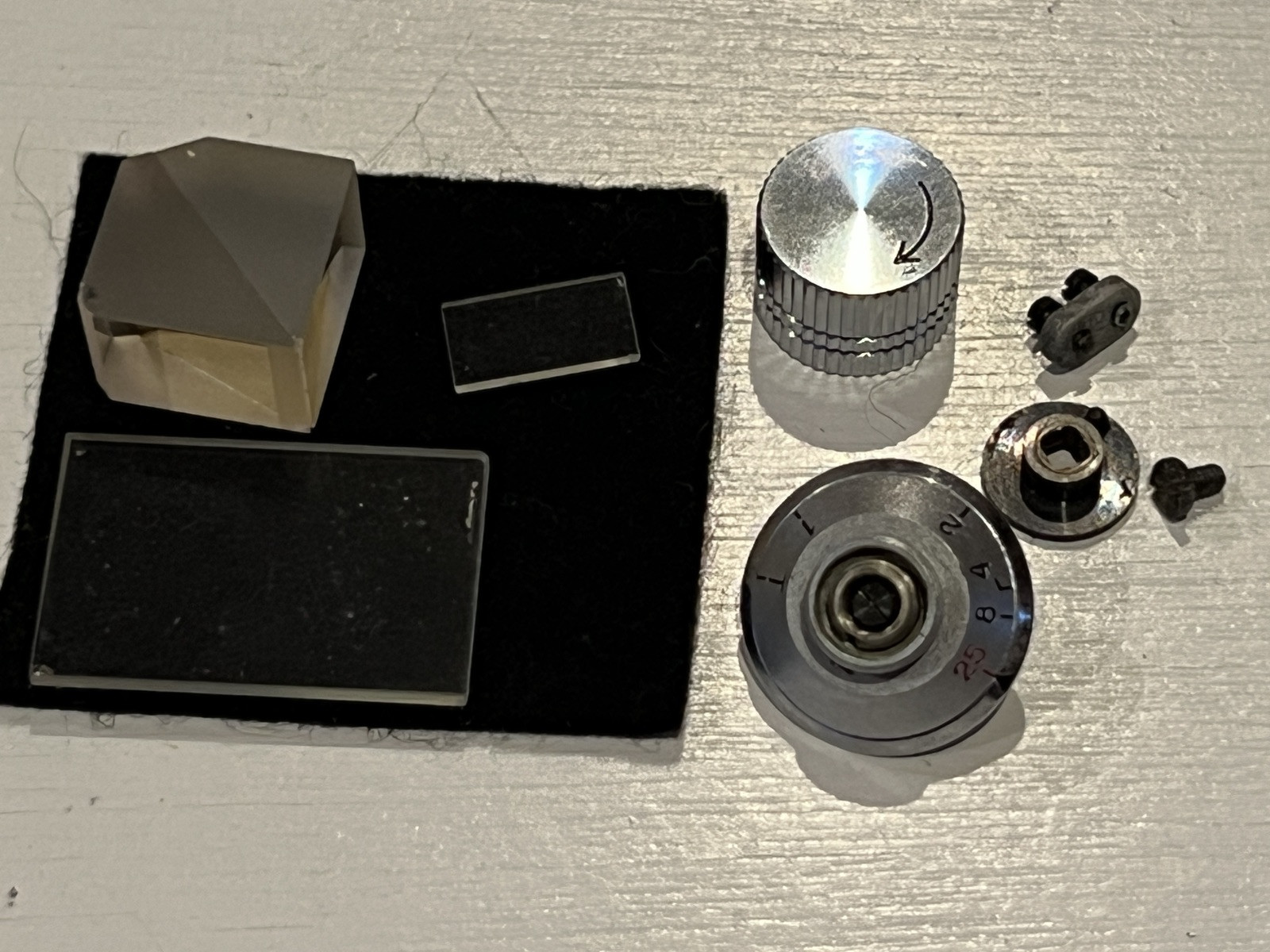 Leica III ? camera rangefinder Prism Knob Parts As Shown
