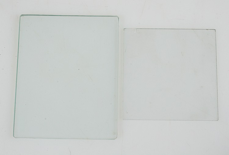 4X5 HEAT GLASS + 3 3/4 X 3 3/4 INCH FROSTED GLASS