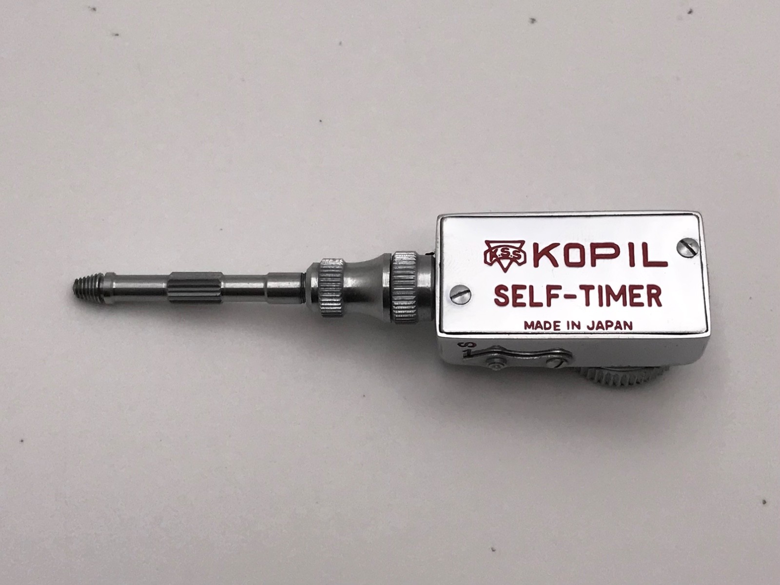 Vintage Kopil Mechanical Camera Self Timer Shutter Release Made in Japan w/ Case