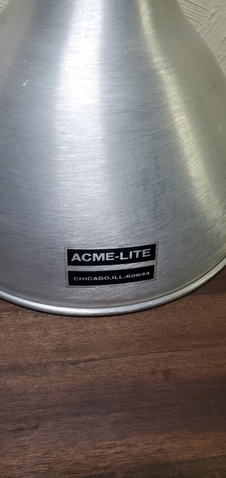 Pair Of Acme Lite Aluminum Photo Shoot Light Fictures Tested With Brackets