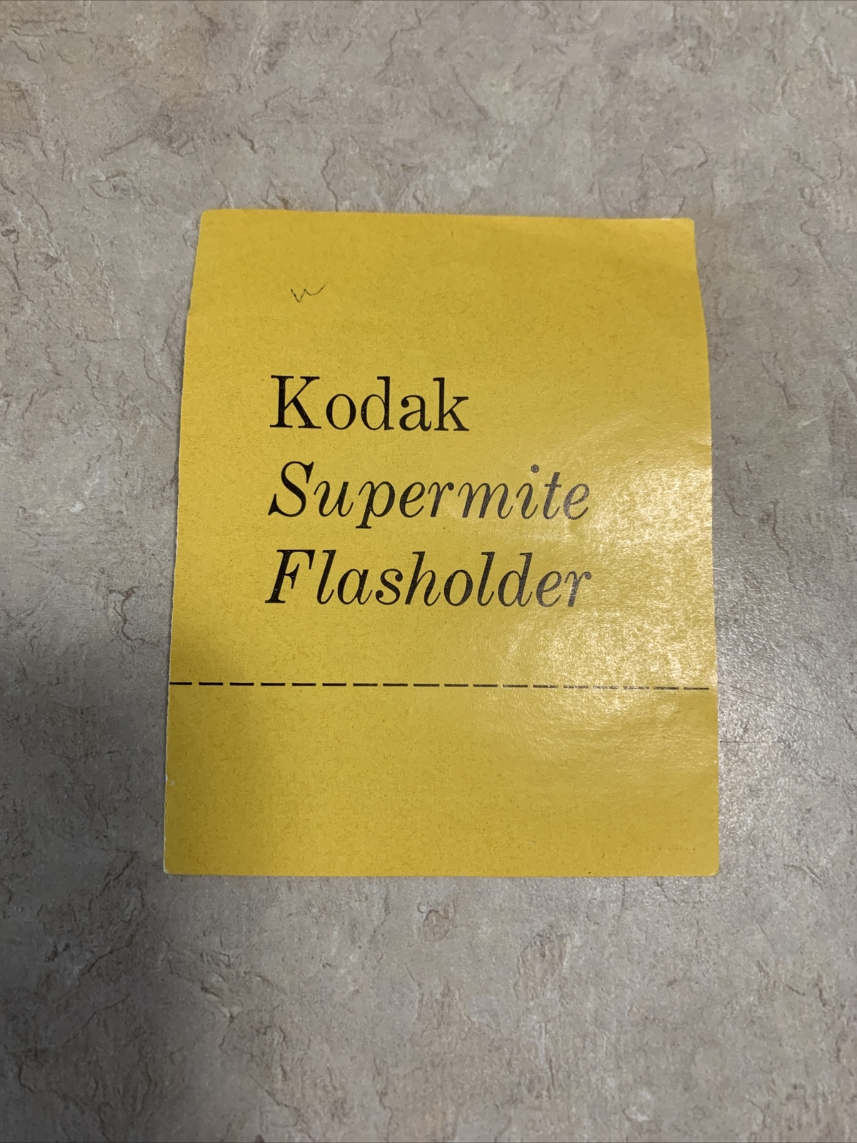 Vintage Kodak Supermite Flasholder with Box