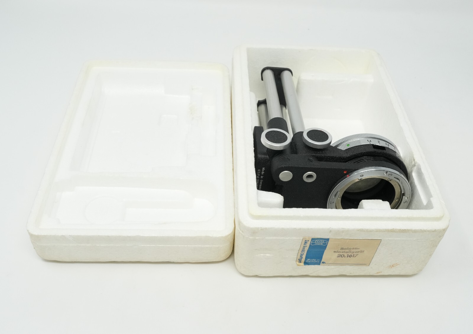 Zeiss Ikon Contarex Macro Bellows Balgen 20.1617 MINT in Case