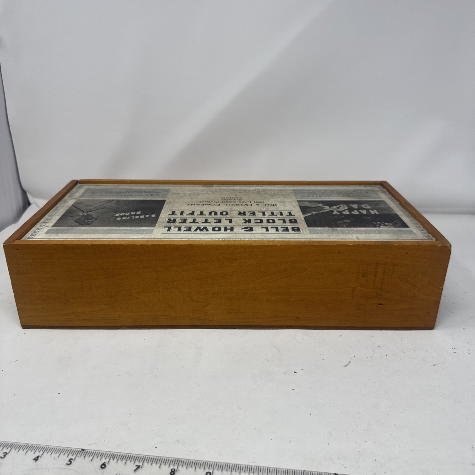 1940’s Bell & Howell Wood Block Letter Movie Titling Outfit *190+Pieces – W/Box