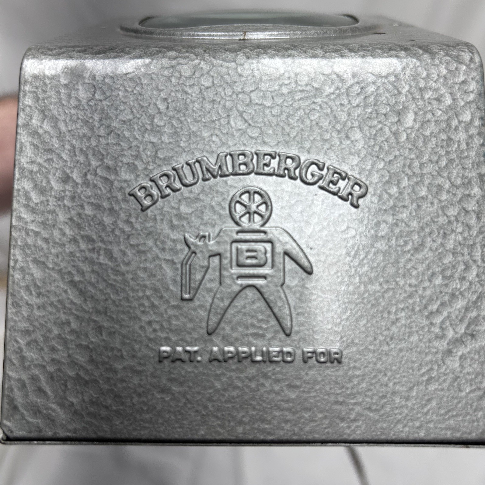 Vintage Brumberger Film Accessory Film Viewer/Splicer Textured Metal
