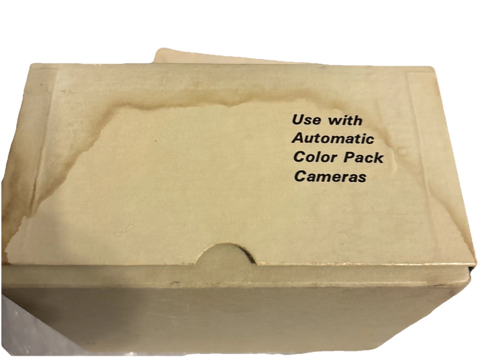 Vintage Polaroid Model 268 Flash Bulb Attacment with Blue Lens ~ Box & paperwork