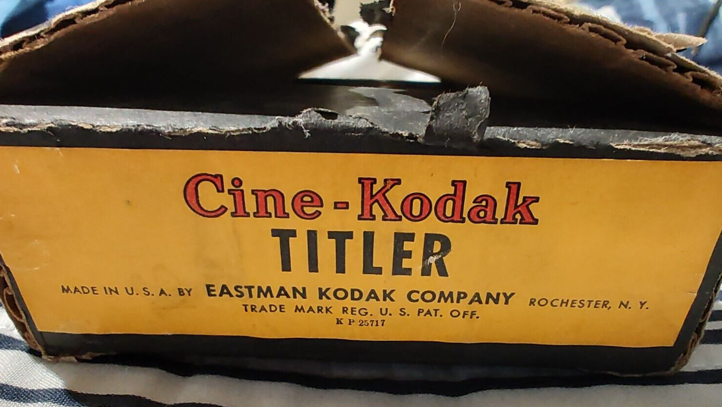 Cine-Kodak Titler with Titler Base