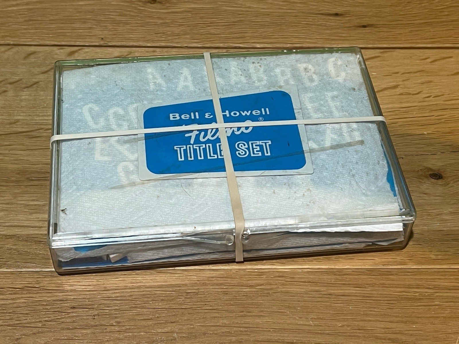 Bell & Howell Filmo Clapperboard Hollywood Movie Title Set Porcelain Ceramic