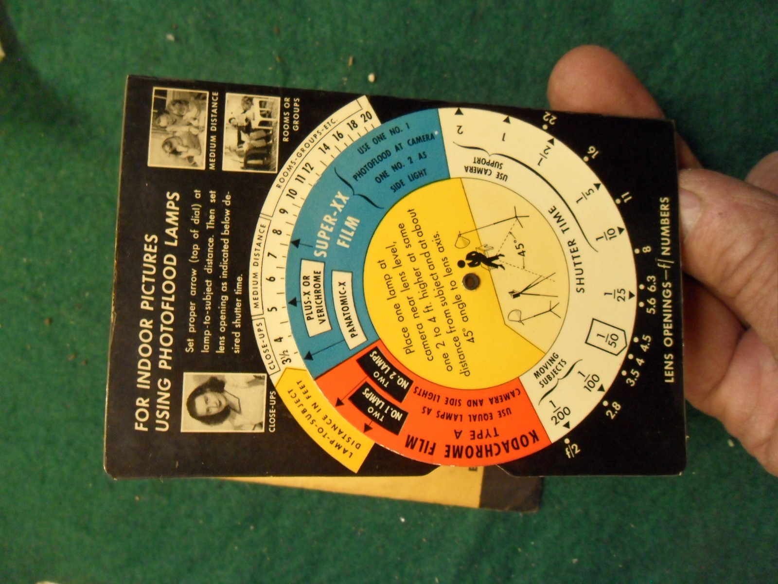 Kodak Standard Flasholder with Manual Snapshot Kodaguide and 2-way Flashguard