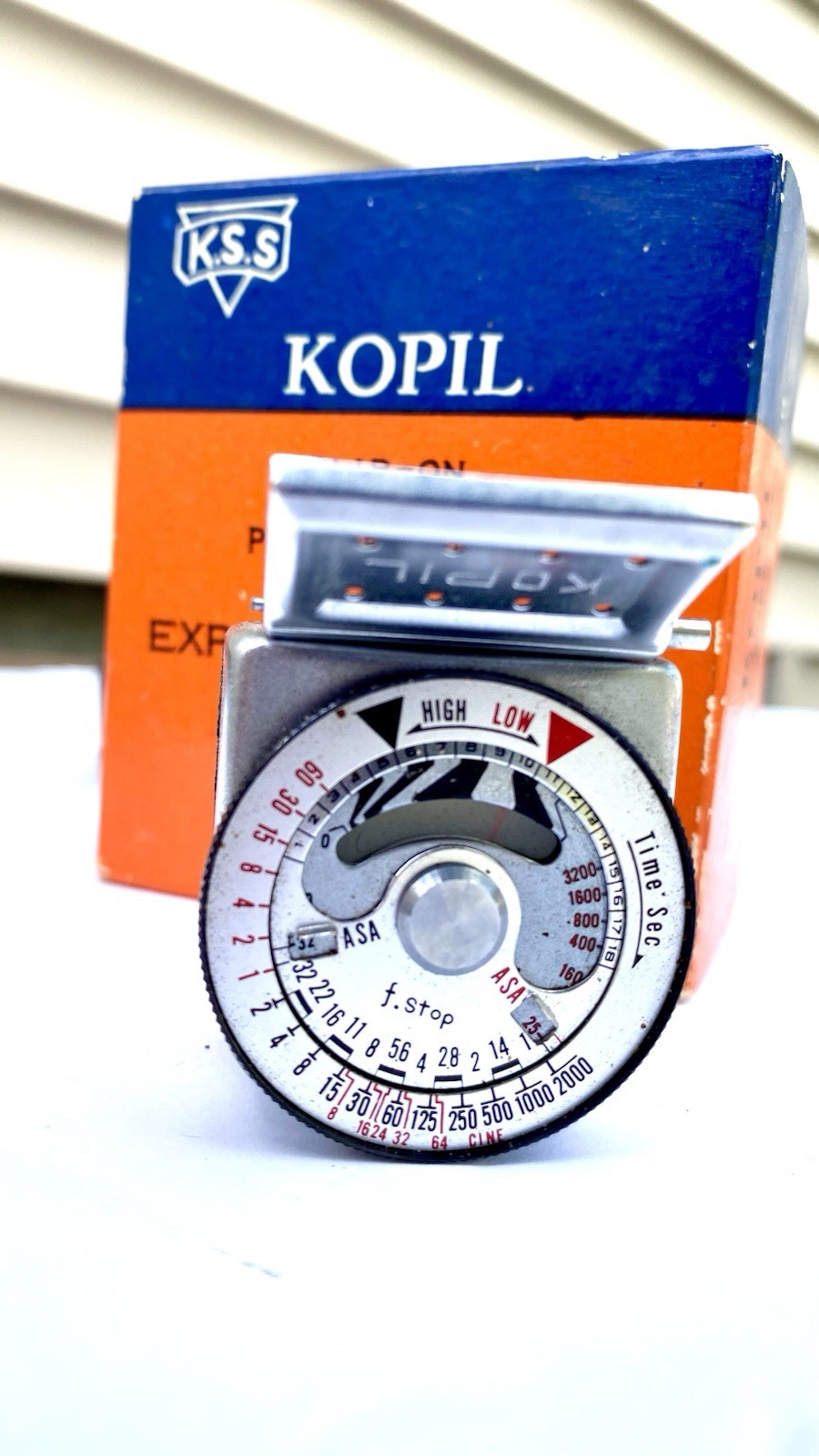 Vintage Kopil Clip-on Photo-electric Exposure Meter for Rangefinder Cameras #2