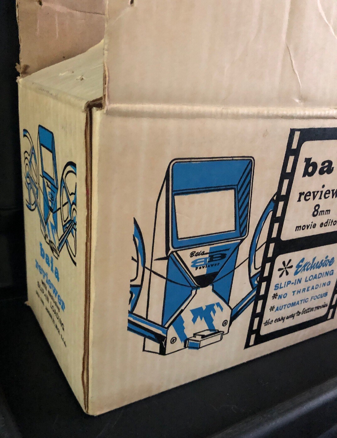 Vintage Baia Mark II 8 mm Film Reviewer with Box