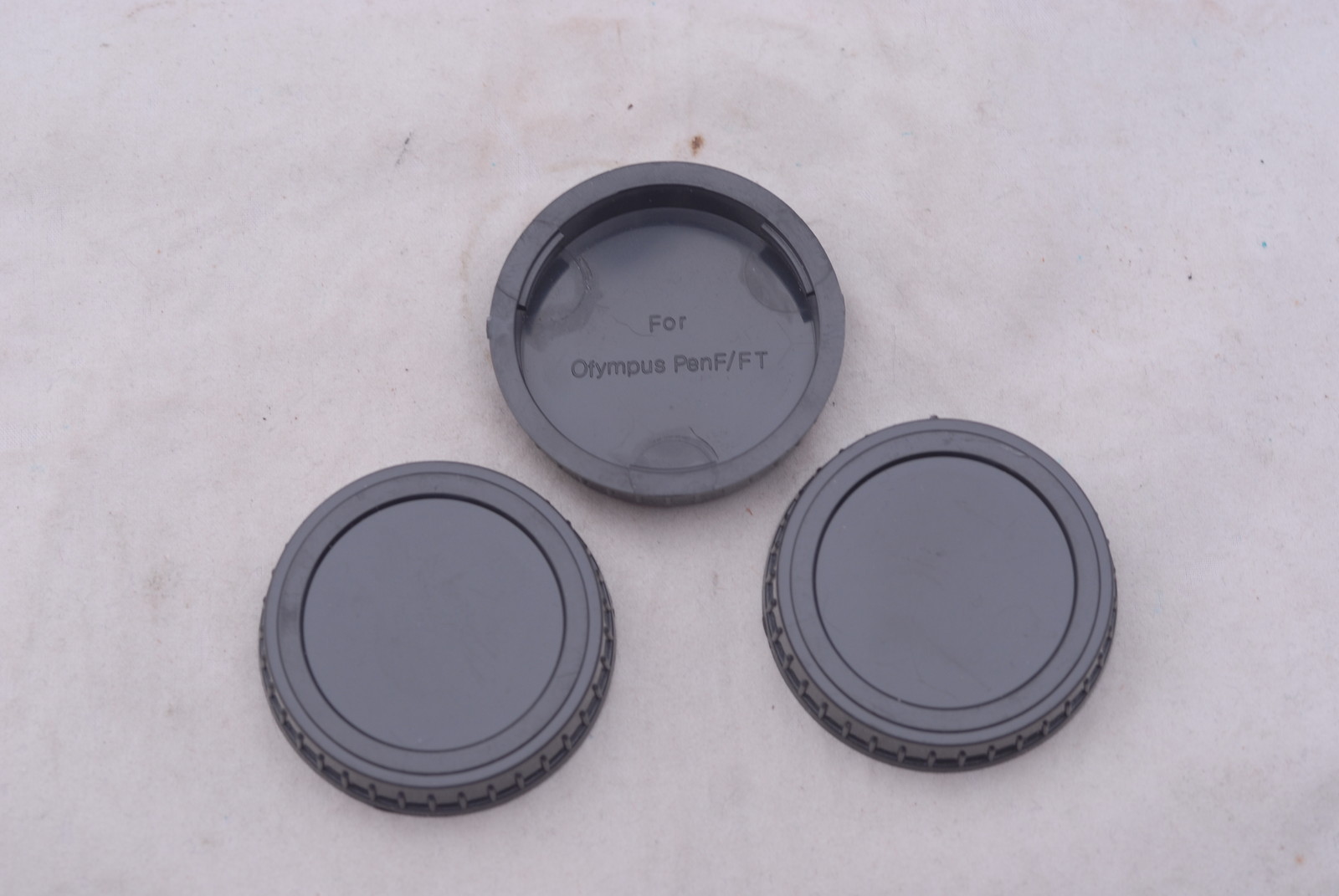 New! 3 x Rear Lens Caps for Olympus Film Half-Frame Pen F, Pen FT Lens