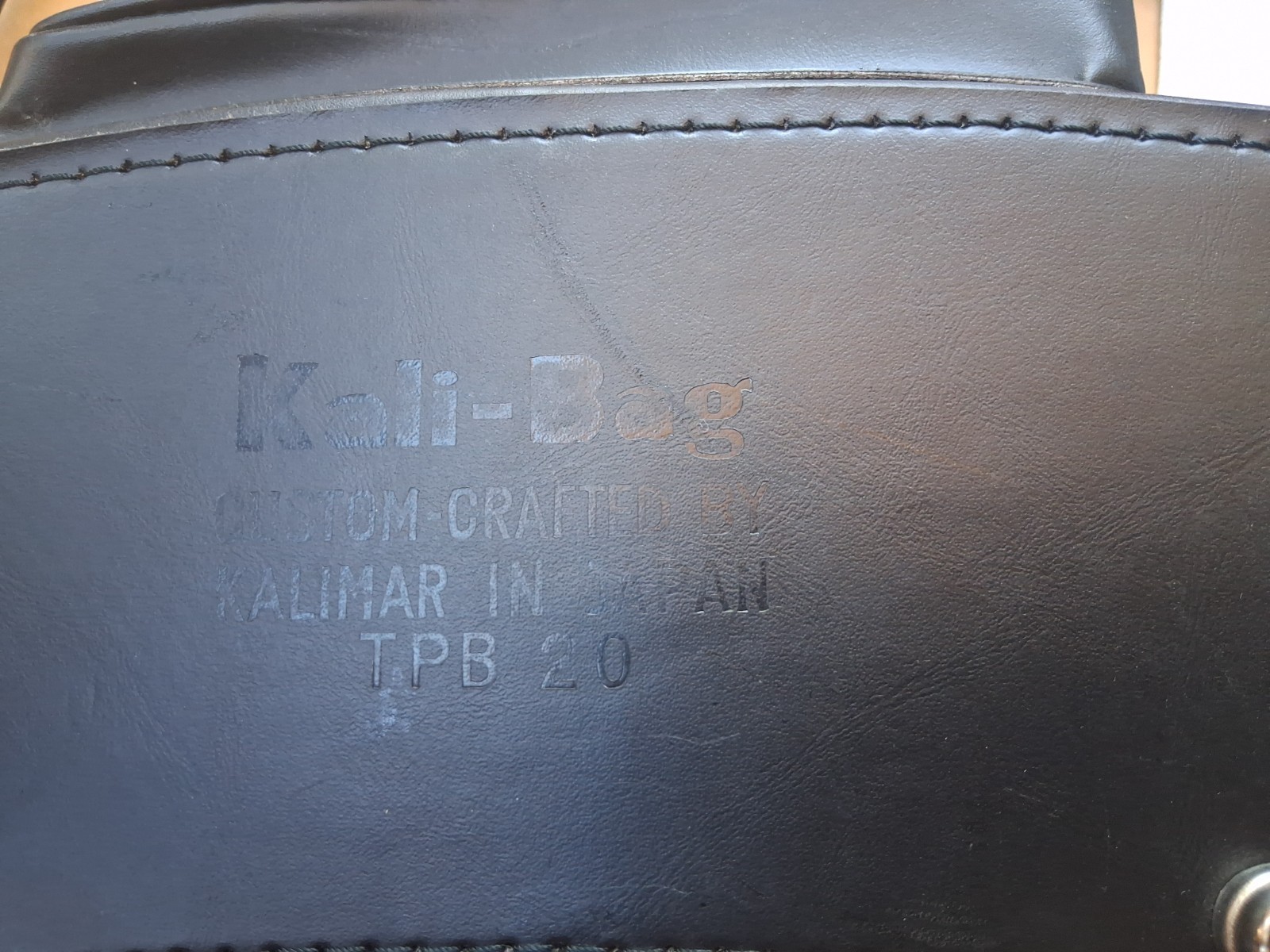Kali Bag Camera Black Leather Tweed Case Bag Kalimar Japan Rare Vintage TPB20
