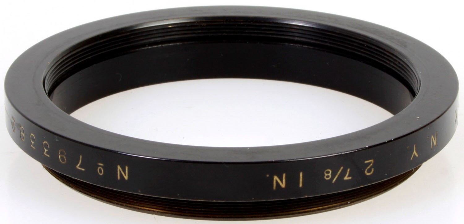 C.P.Goerz 2 7/8 Inch Brass Retaining Ring