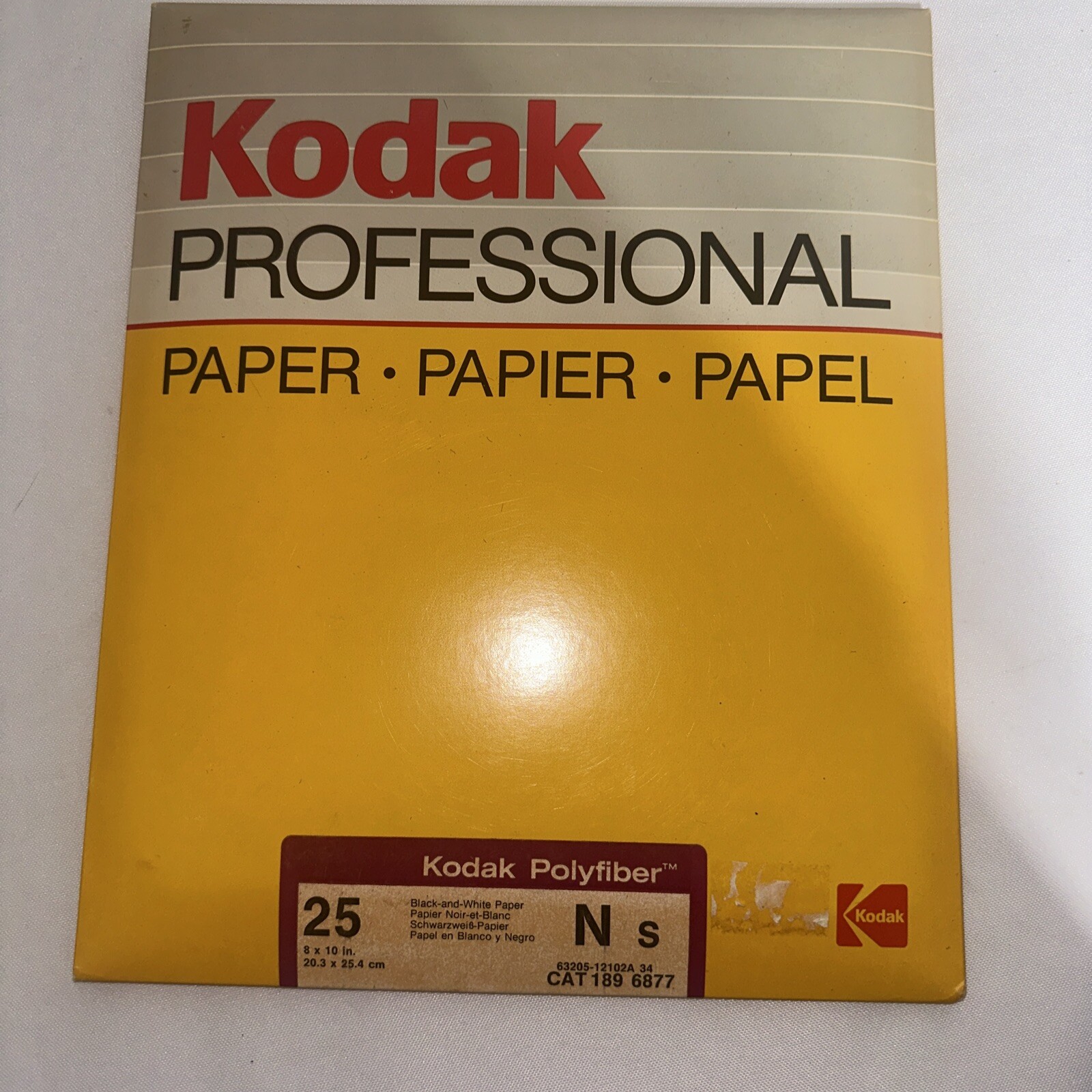 Kodak Professional Paper Black&white 25 8x10in. 20.3×25.4cm N s 63205-12102A 34