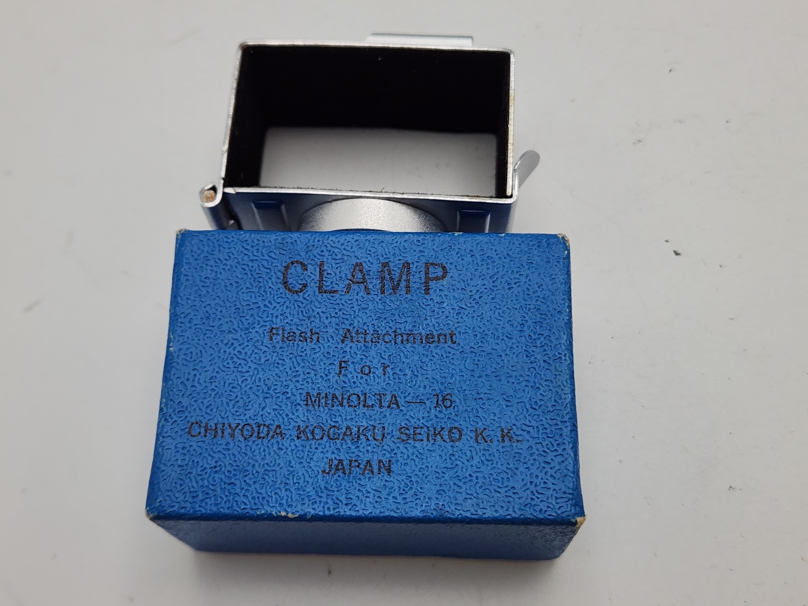 Genuine Minolta Flash Clamp Shoe Bracket in Box for Minolta-16 Camera