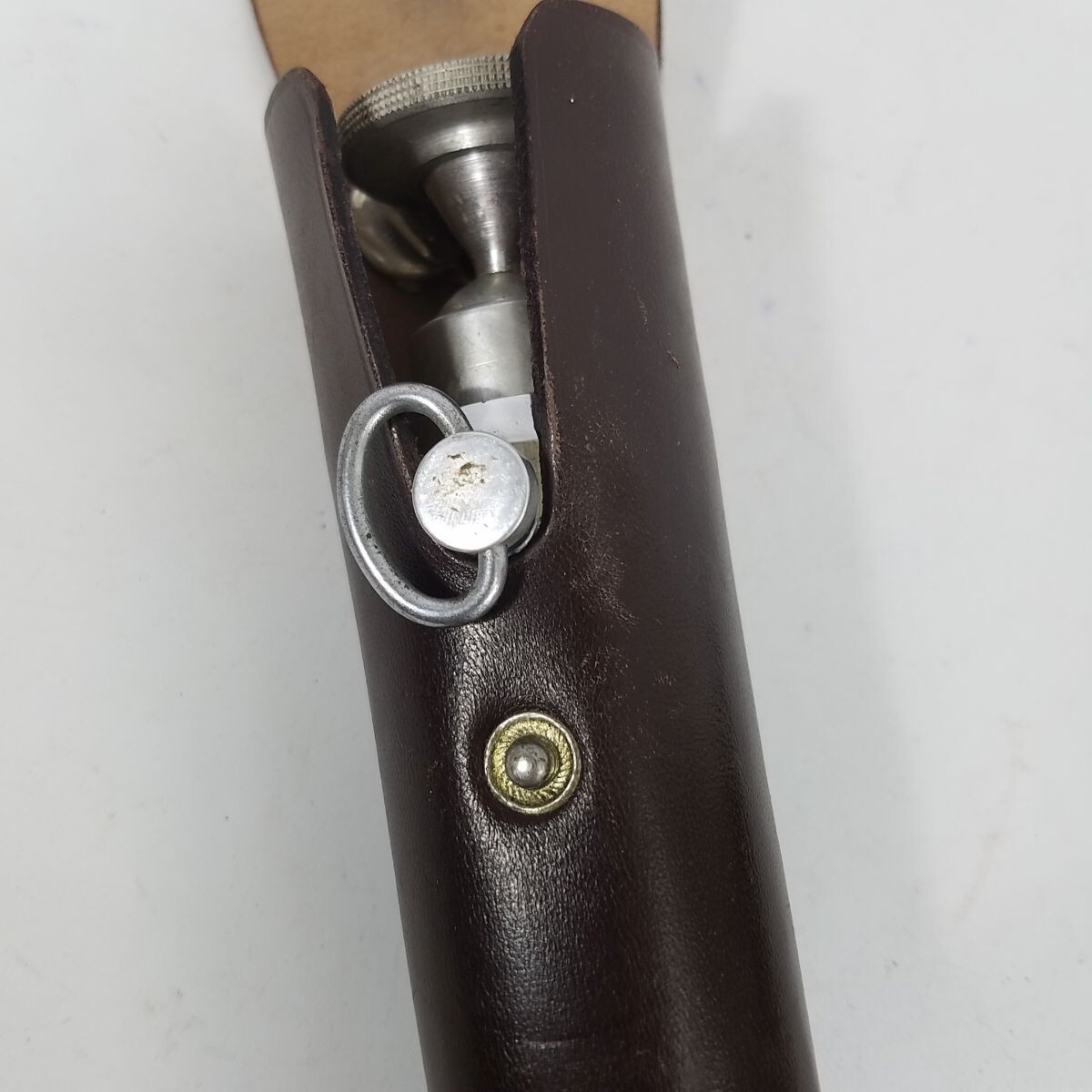 Vintage Ising Telescoping Brass Leg Tripod Original Case Germany 47″ 6 Section