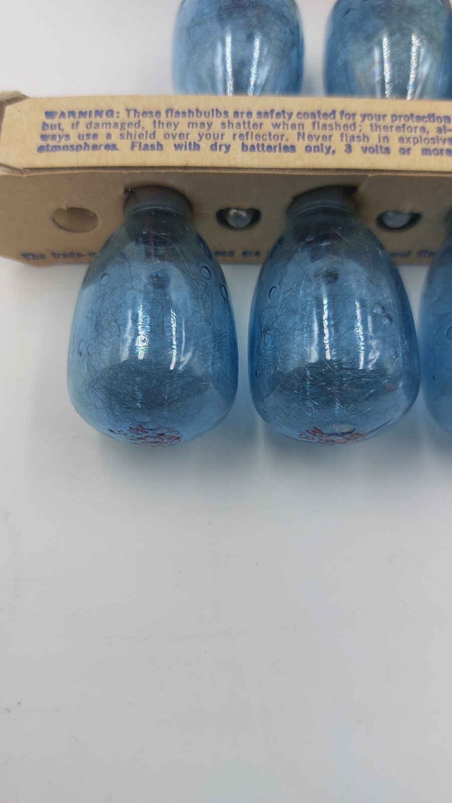 General Electric GE M3B 11 Blue Bulbs Rhenium Flashbulbs Original Box