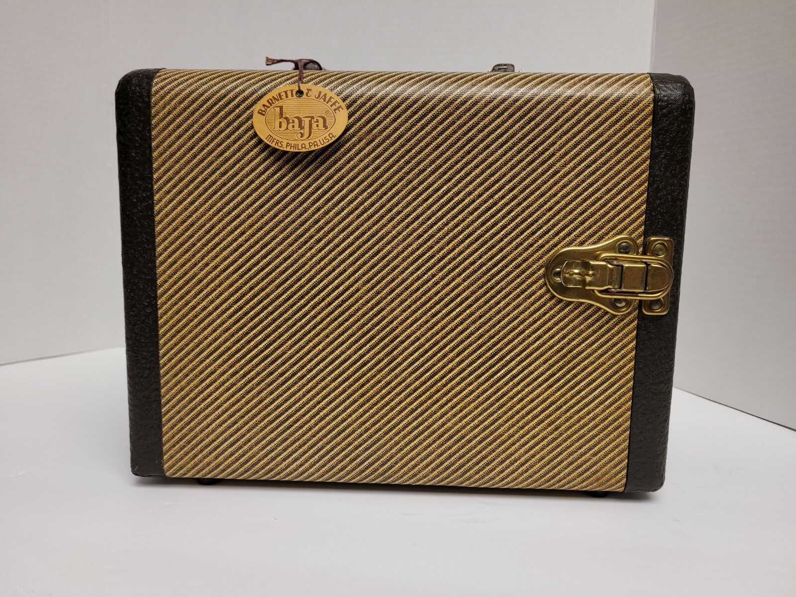 VINTAGE BARNETT & JAFFE SLIDE HOLDER CASE