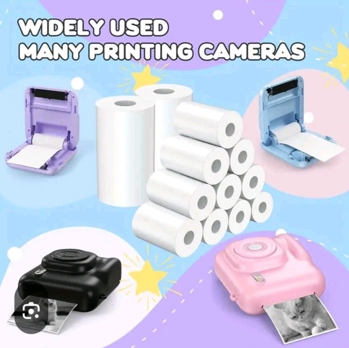Thermal Paper Roll 10 Rolls Multicolor Journal Photos MODEL: Q12-RMS-S44