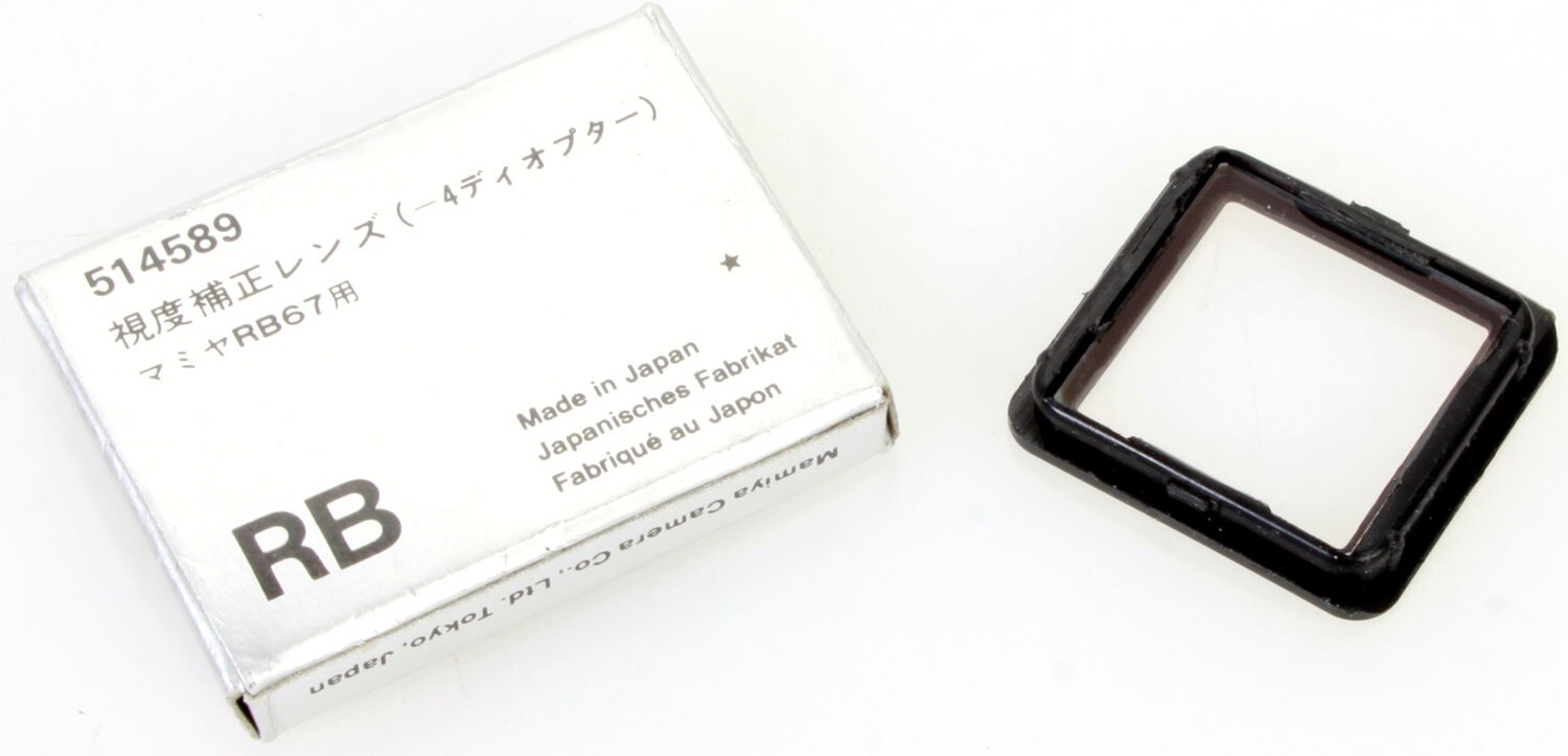 Mamiya RB67 SD/RZ67 Eye Correction Diopter Lens in Box