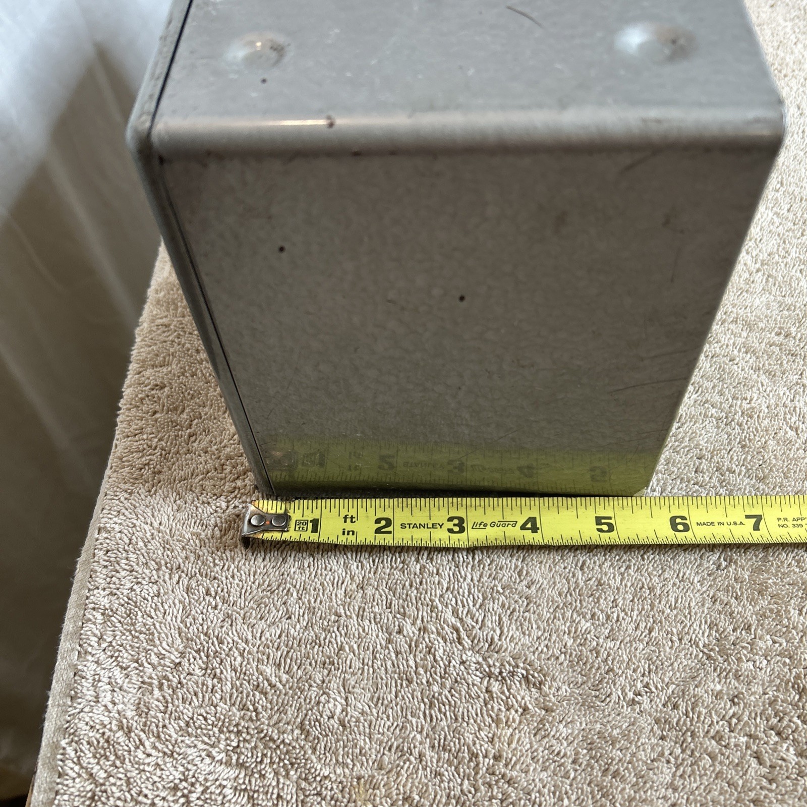 Vintage Brumberger Metal 8mm Film Chest Carrying Case 12 Slots 200-B01