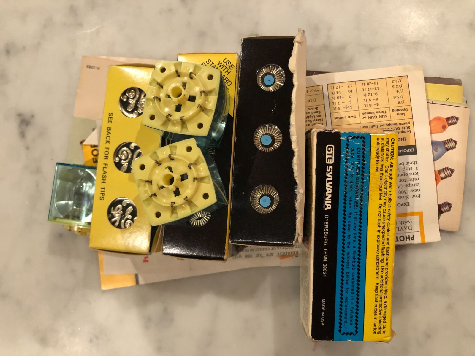 Vintage Flash Cubes — Assorted