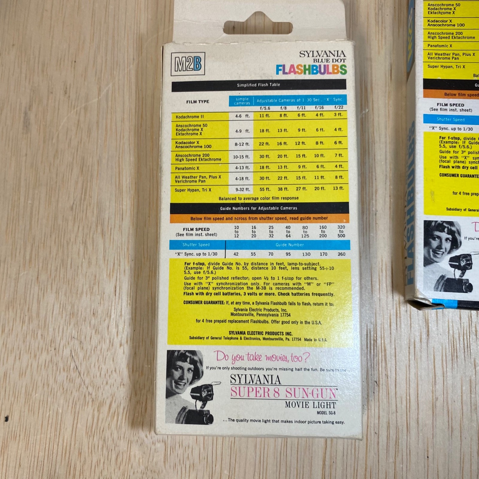 Vintage Sylvania Blue Dot Flash Bulbs 24 Bulbs M2B In Original Boxes