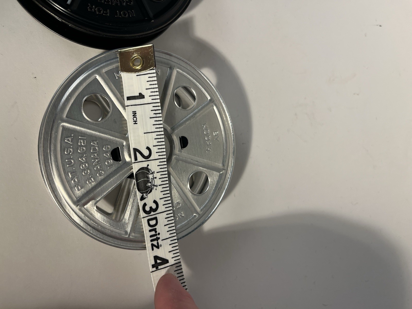 Vintage Kodak 3-5/8″ Aluminum 16mm Film Reel – 1946