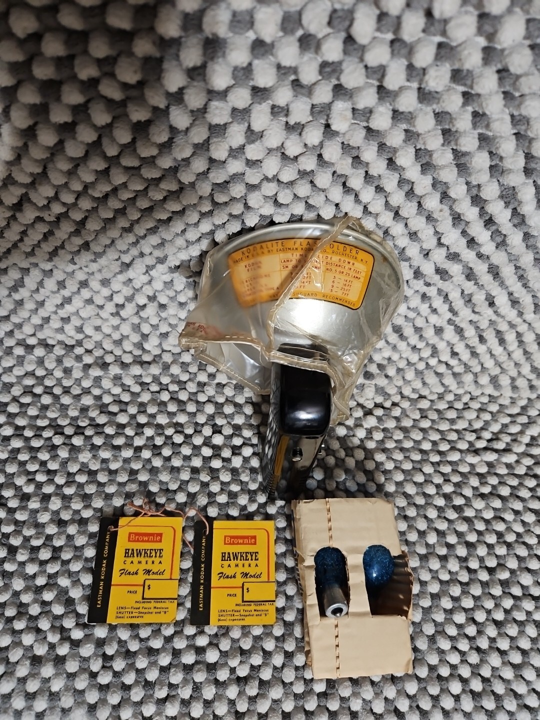 Vintage Kodalite Flasholder with Original Box Black No. 177F