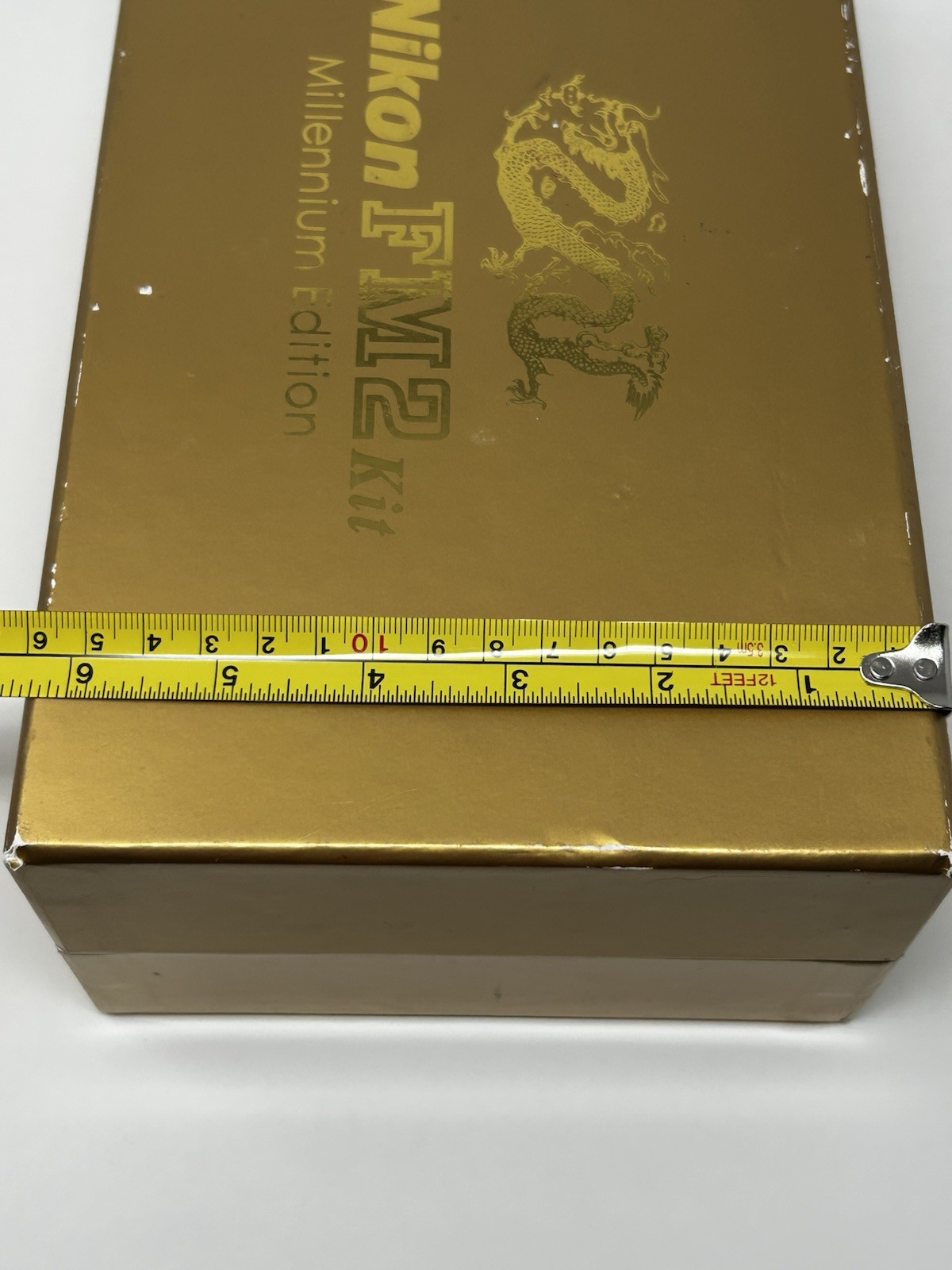 Nikon FM2 Millennium Edition Dragon Gold Presentation Box ONLY + Manual