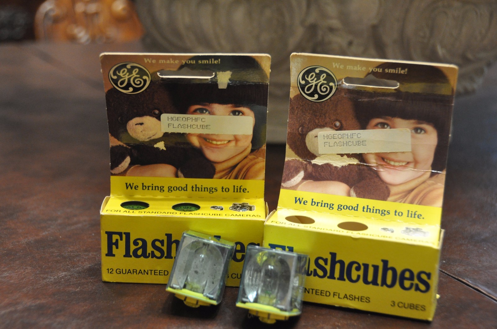Lot of 2 GE Flash CubeBoxes with 5 Cubes in Original Box