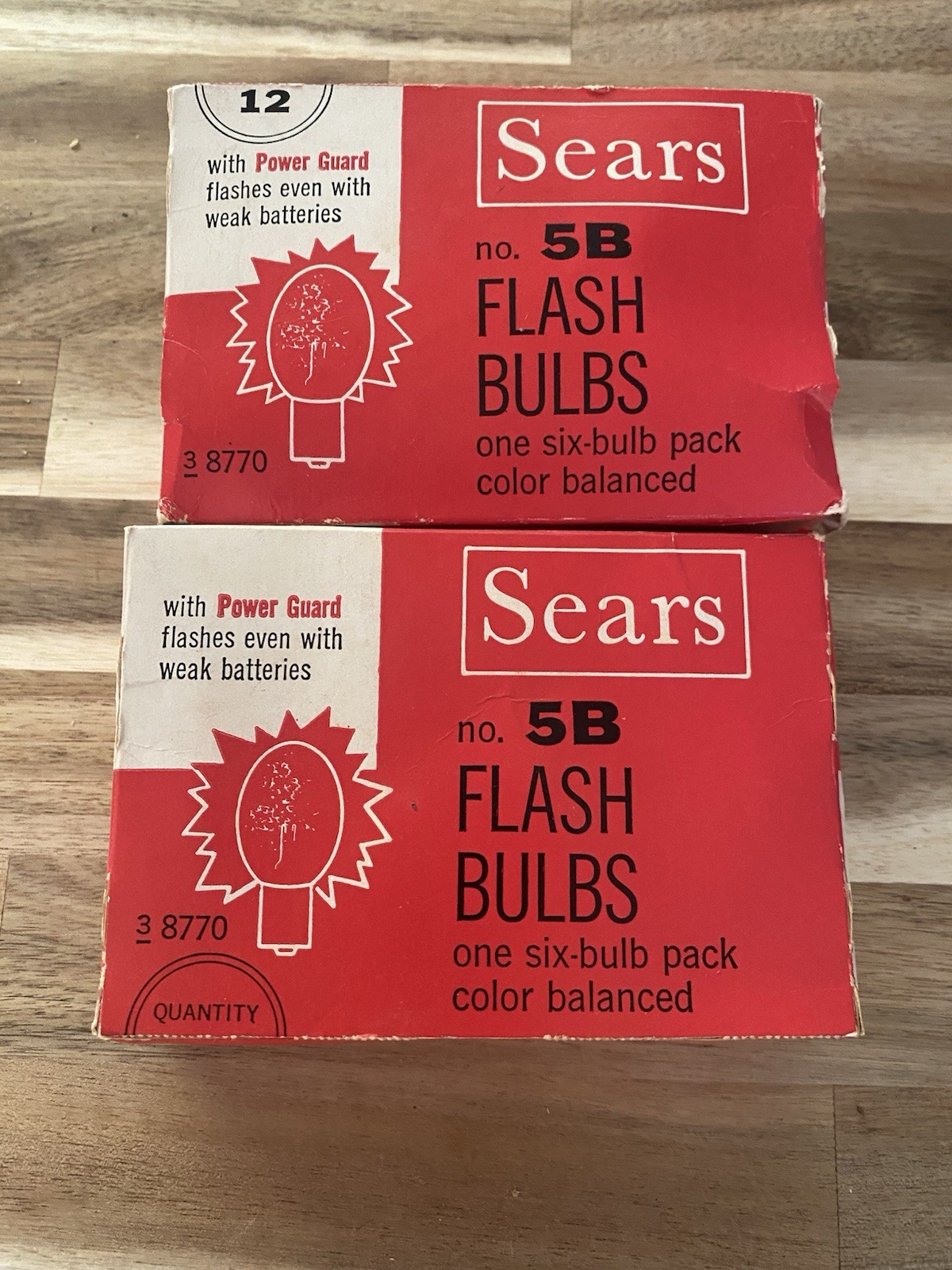 Flashbulbs Sears Blue Bulbs 5B Bulbs Vintage lot of 12 bulbs