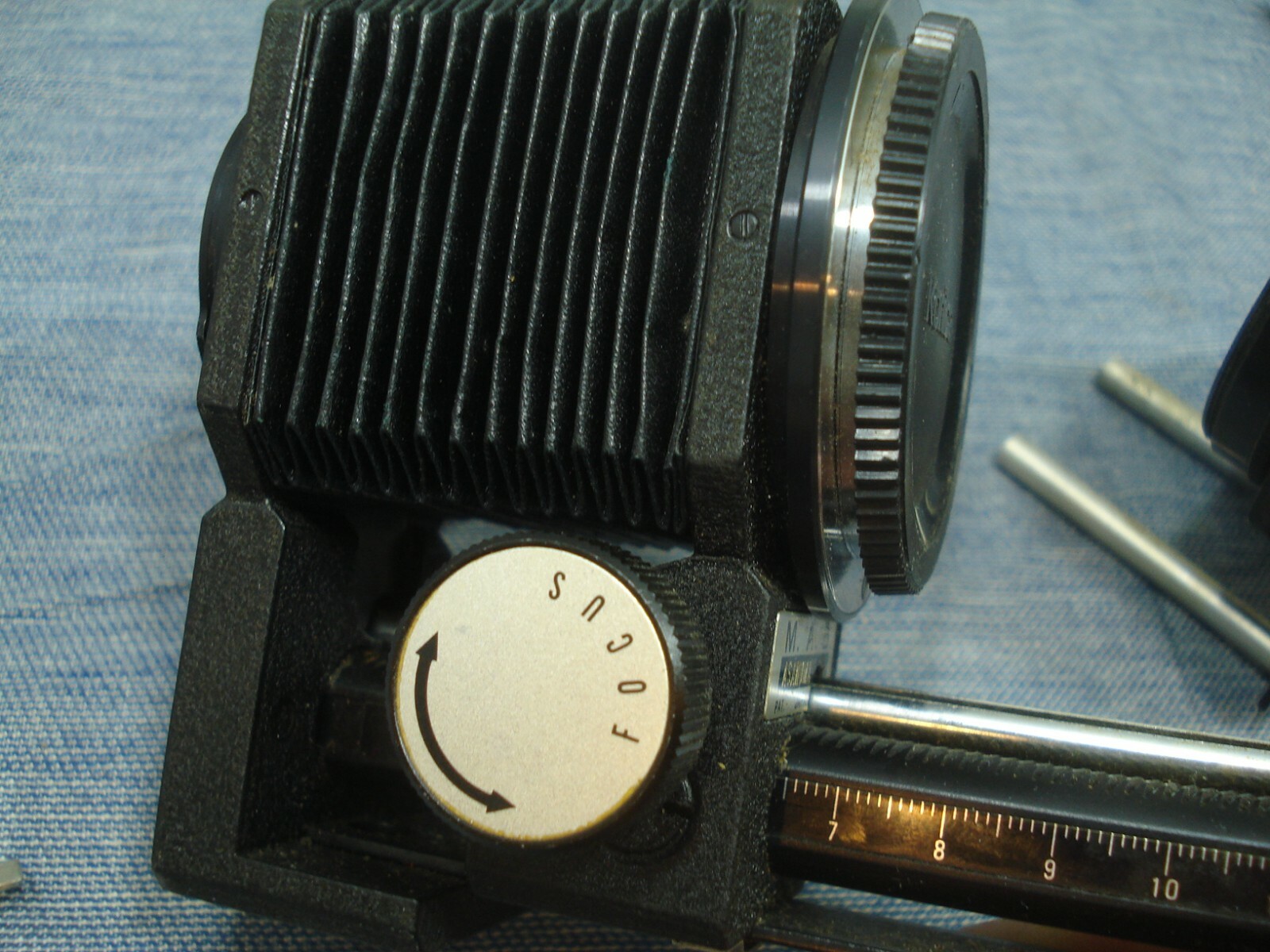 M.A.B Asanuma Japan Macro Sliding Rail Bellows ,Focusing Attachment LQQK!!