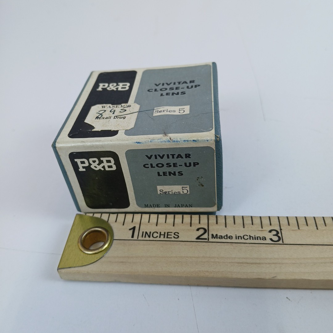 Vivitar P&B Close up Lens NO. 1,2,3 With Case and Original Box Series 5