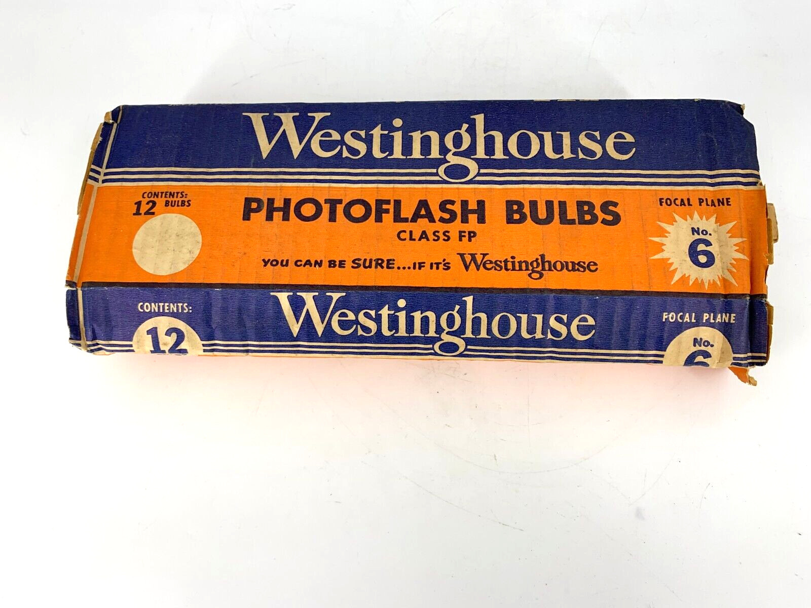 (19) Westinghouse No. 6 Photo Flash Bulbs
