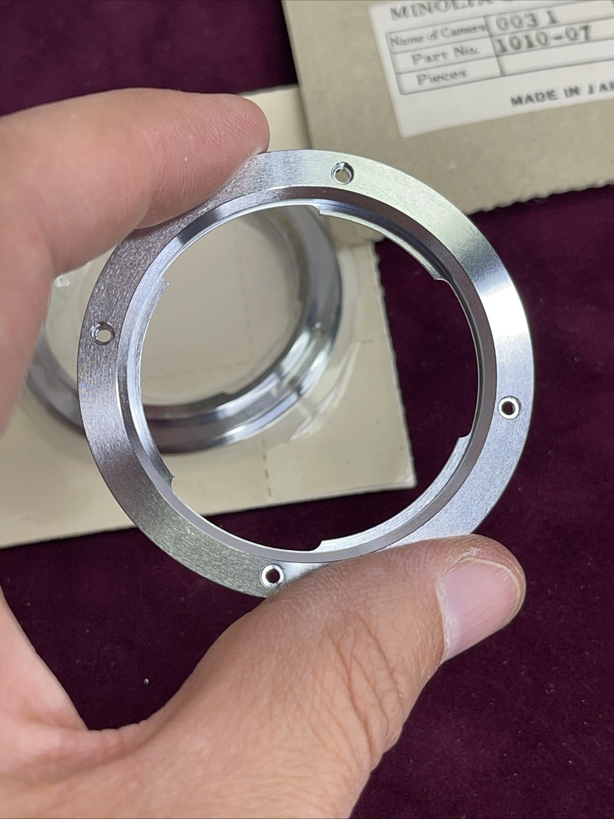 Minolta camera body lens flange for any SR SRT or X & XK cameras USA Seller New