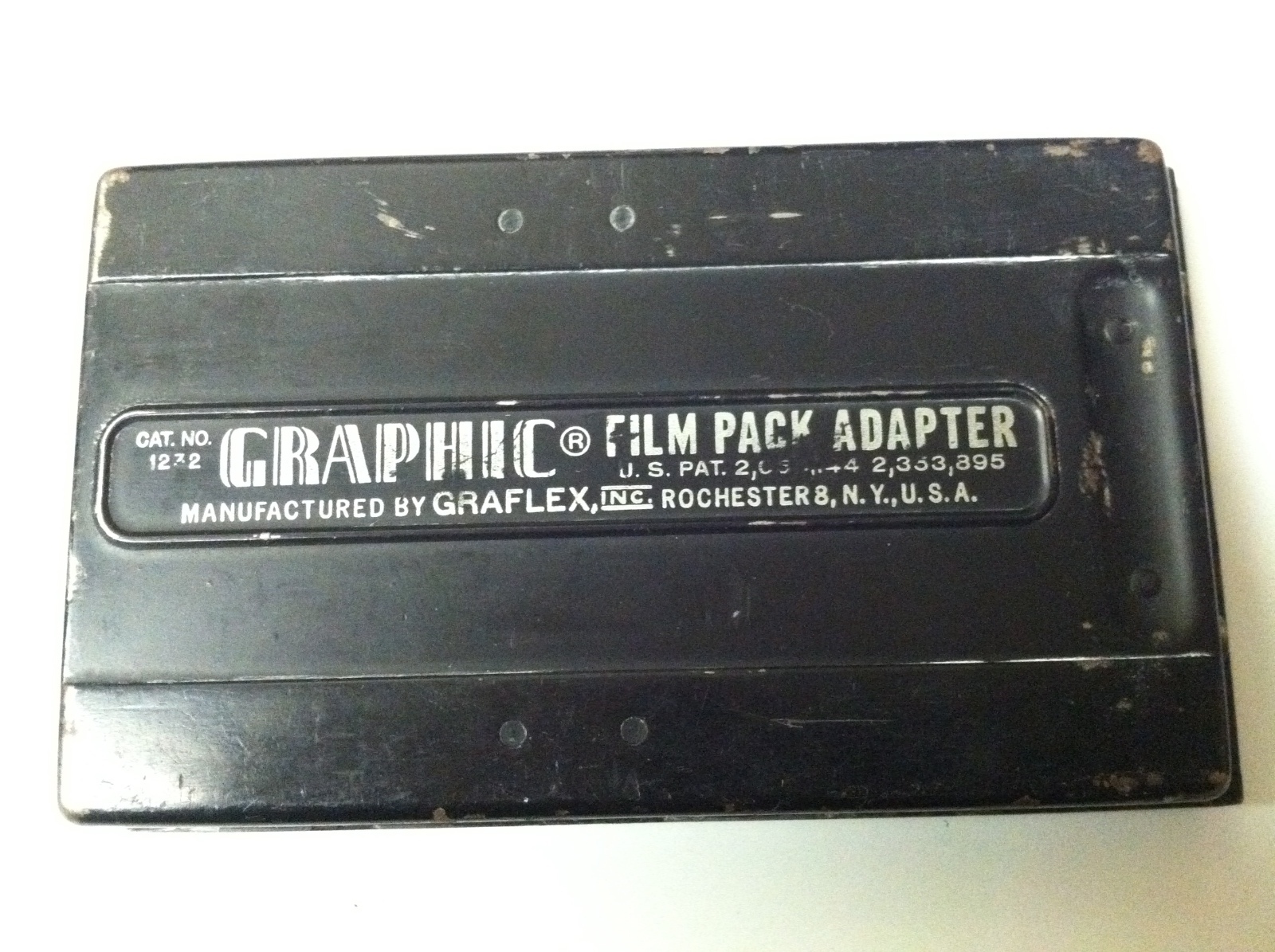 GRAPHIC FILM PACK ADAPTER BY GRAFLEX