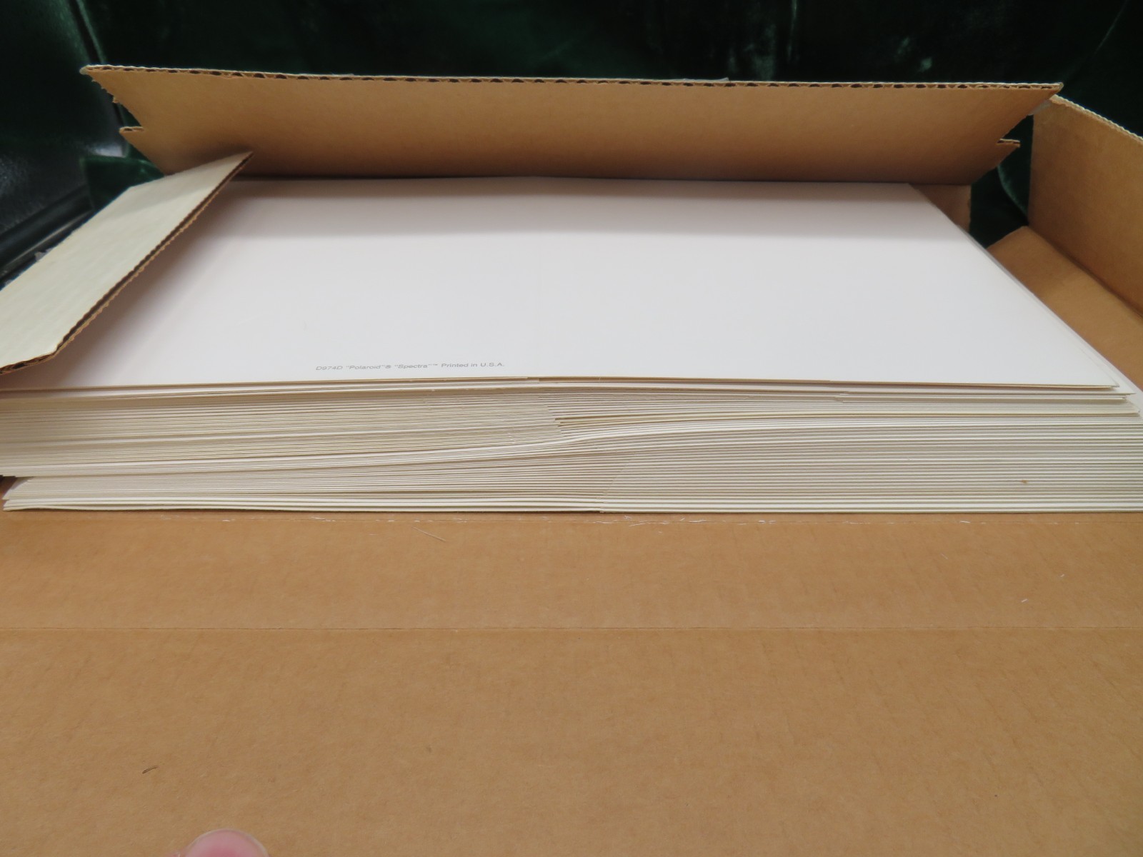 Vintage Lot of 50 D974D Polaroid Spectra Cardboard Print Photo Mounts 1-616506