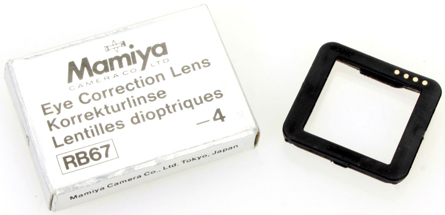 Mamiya RB67 SD/RZ67 Eye Correction Diopter Lens in Box