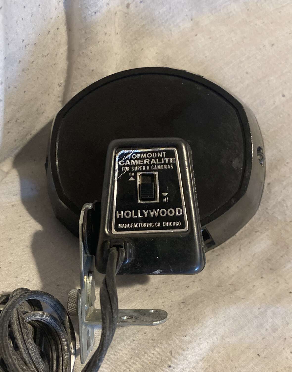 Vintage HOLLYWOOD CAMERALITE 650W Hi-Power Inspection Search Movie Light *TESTED