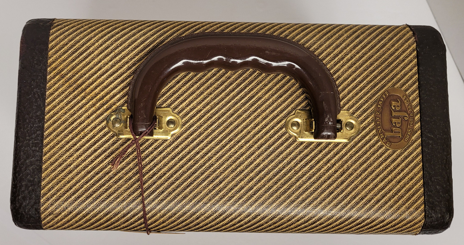 VINTAGE BARNETT & JAFFE SLIDE HOLDER CASE