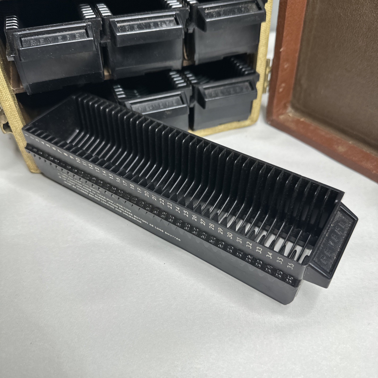 BARNETT & JAFFE BAJA 540 Vintage Slide Carrying Case 35mm 15 Trays