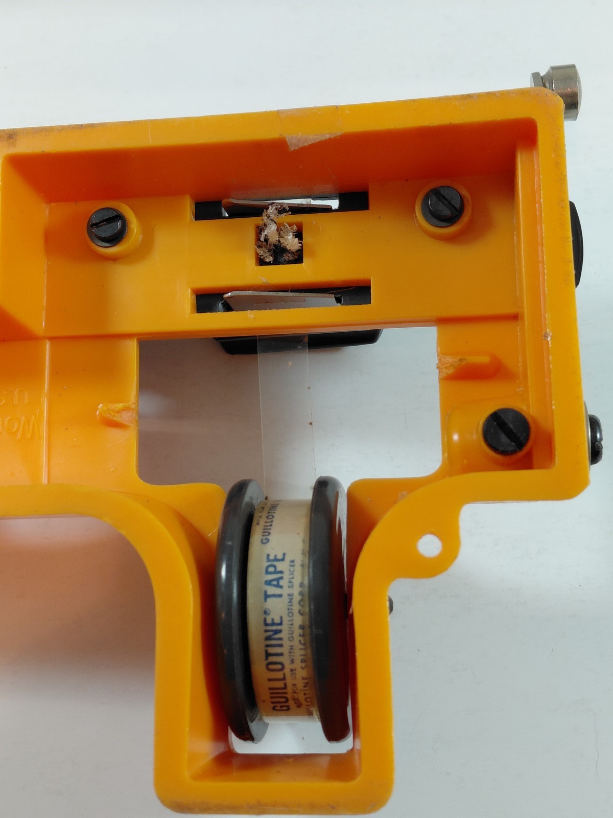 Vintage Guillotine Super 8 Film Splicer with Splices – Made in Italy