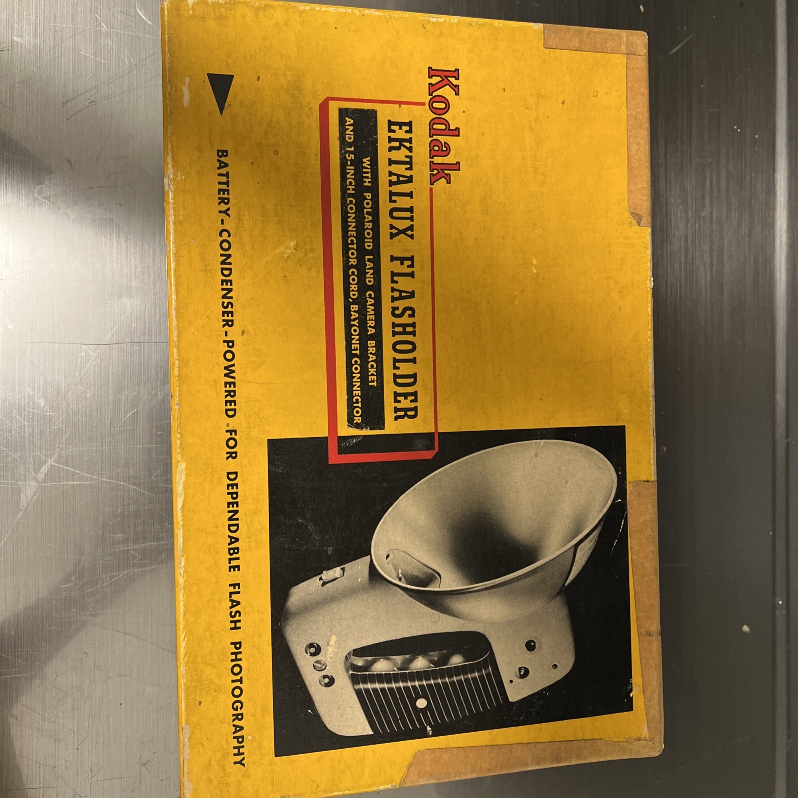 Vintage KODAK Ektalux Flash Hokder And Extension Unit Rare HTF Dou Original Box