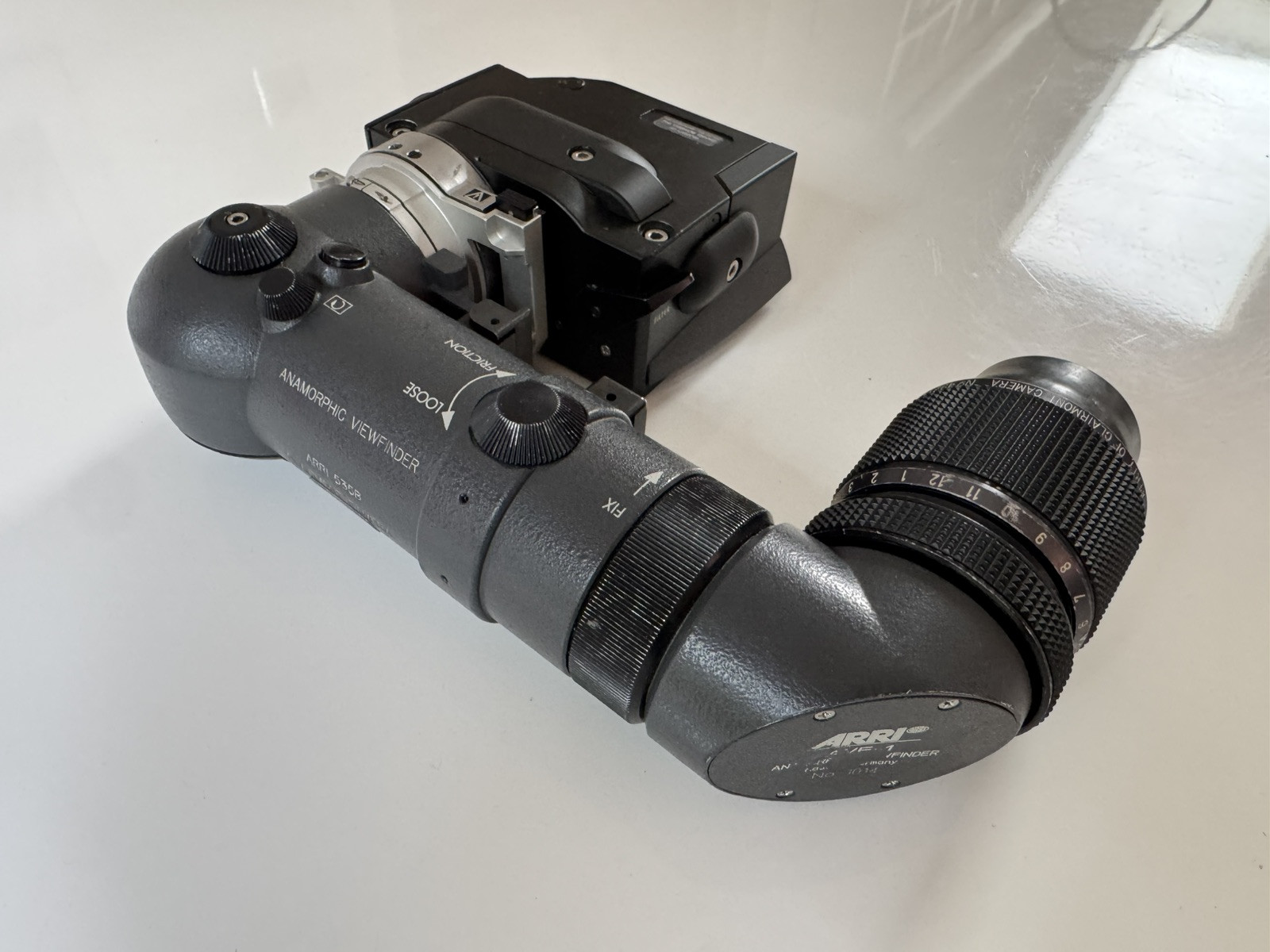 Arricam Optical Block W/adapted Anamorphic 535b Viewfinder, Extension Eyepieces
