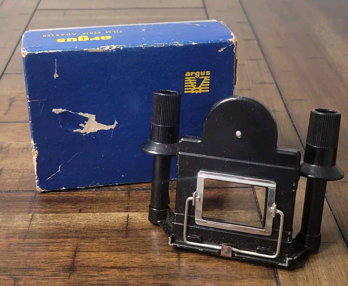 ARGUS Film Strip Adapter In Original Box Vintage