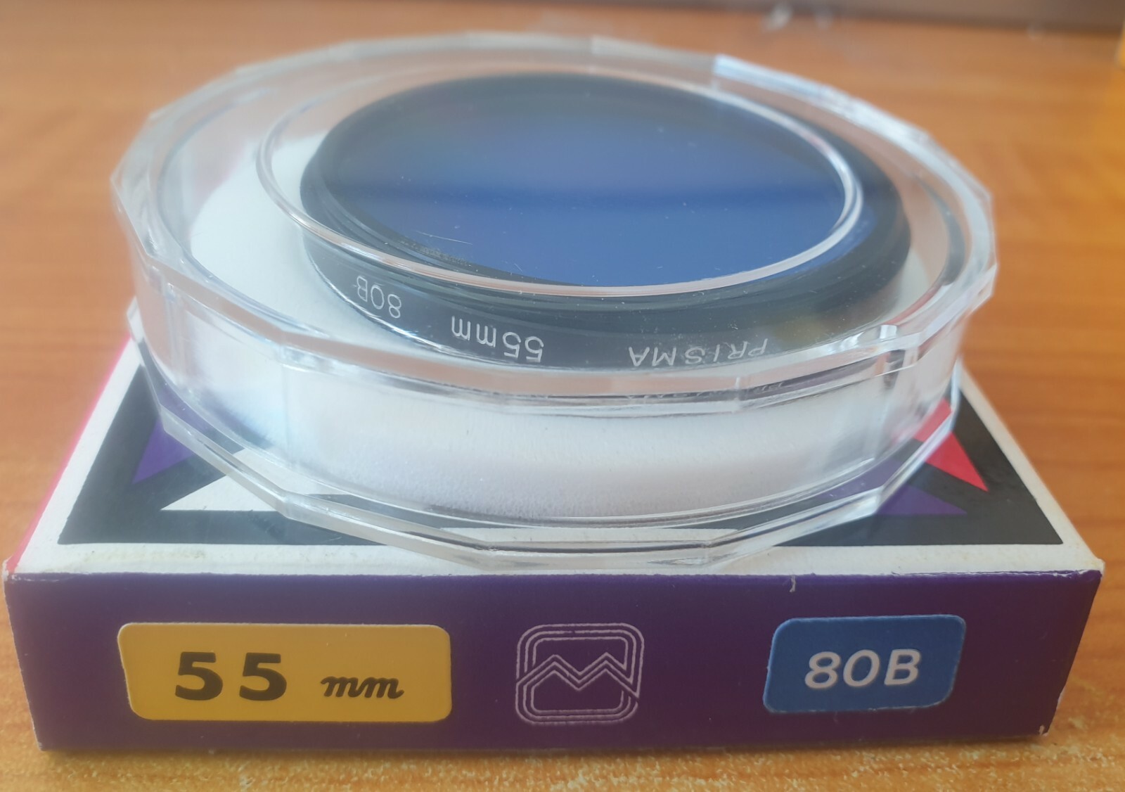 Vintage PRISMA 55mm 8B FIlTER – MADE IN JAPAN – NEW OLD STOCK